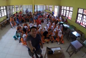 Siswa Siswi SMA 10 Batam Pulau Galang